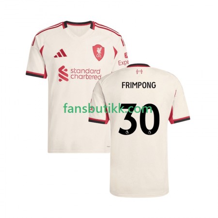 Fotballdrakt Liverpool Jeremie Frimpong 30 Bortetrøye 2025-2026 Kortermet